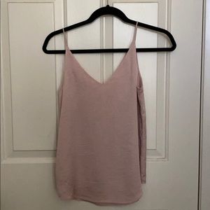 Double v neck Crepe cami